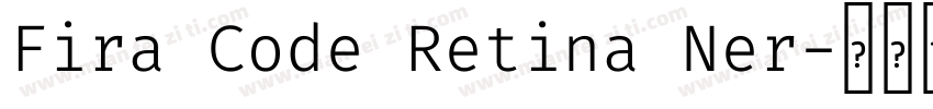 Fira Code Retina Ner字体转换